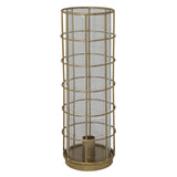 Metal Taper Holder in Metal Cage