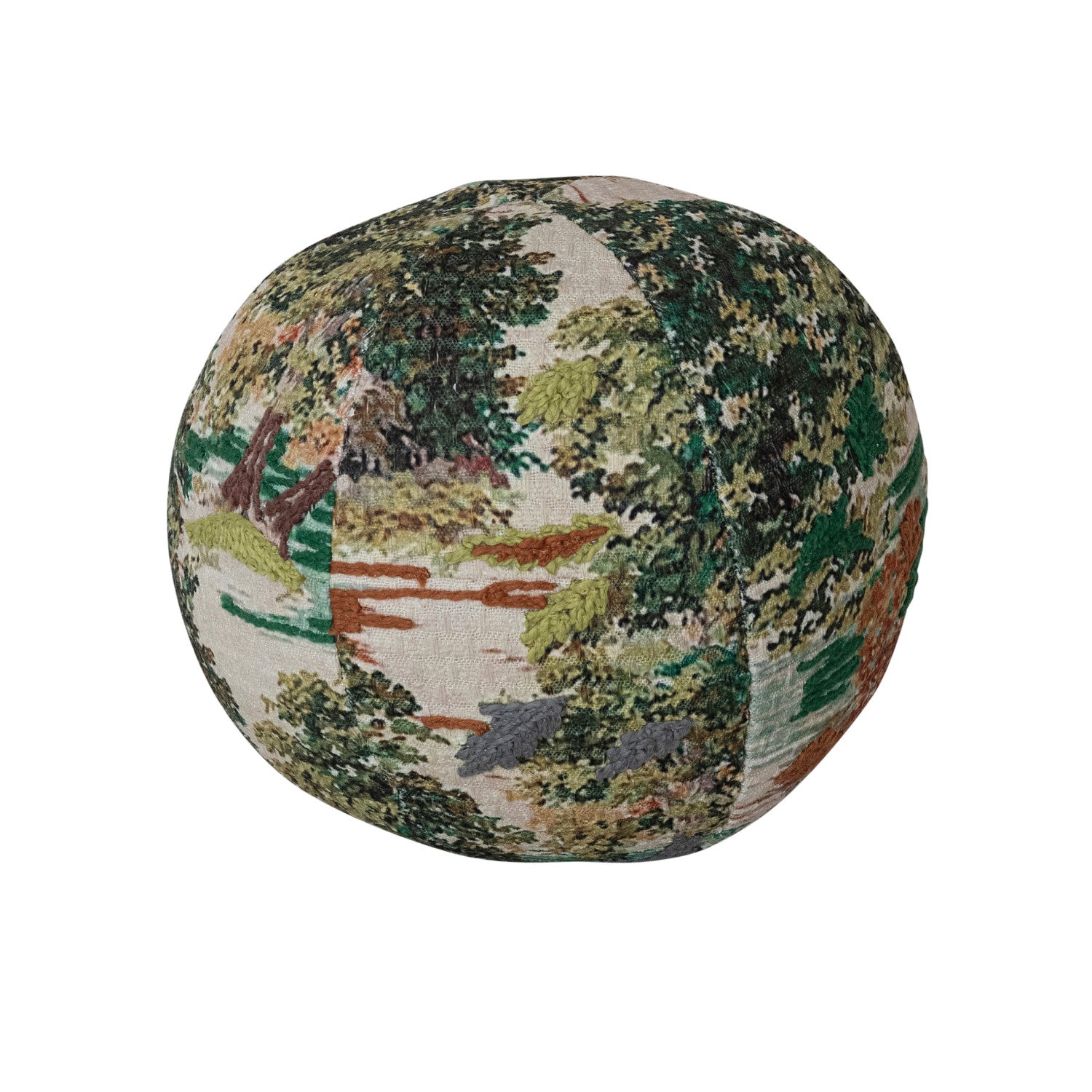 Round Fabric Orb Pillow