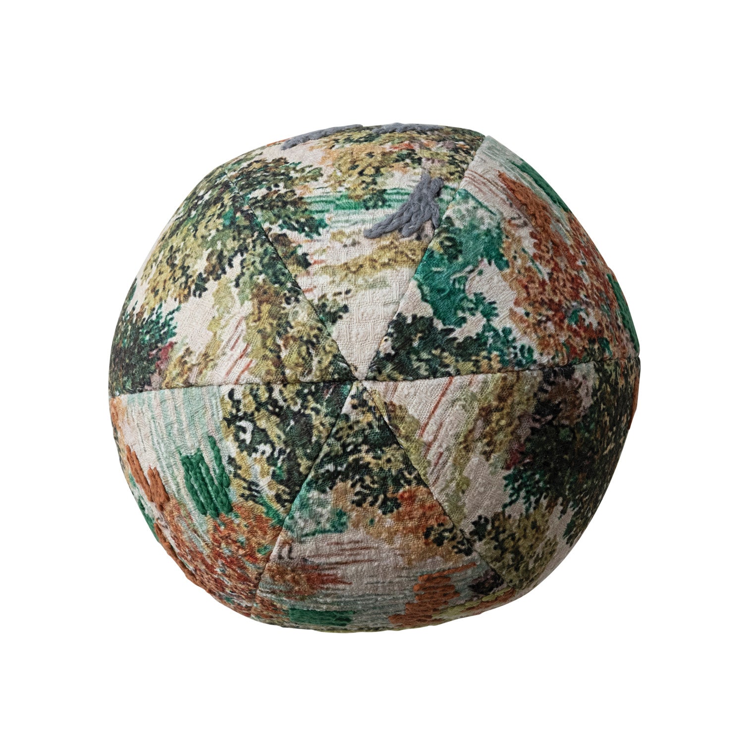 Round Fabric Orb Pillow