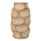 Decorative Carved Wood Vase