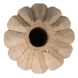 Decorative Carved Wood Vase
