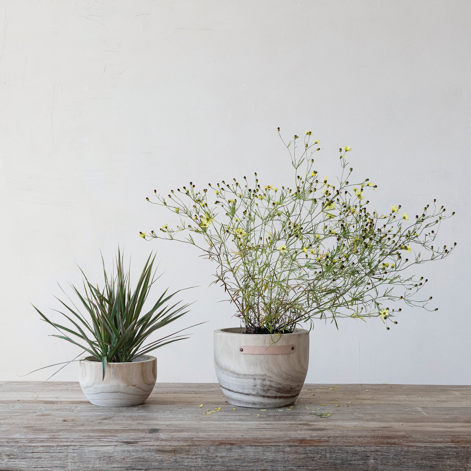 Wood Nested Planters