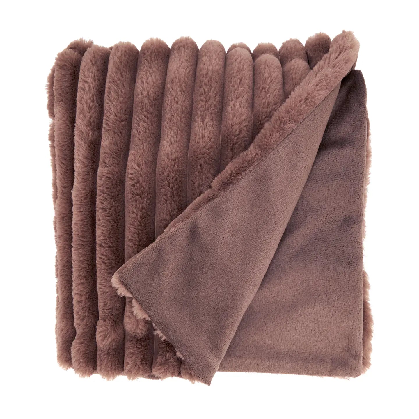Comfort Faux Rabbit Fur Throw