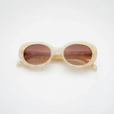 Aria Acetate Women's Oval Sunglasses