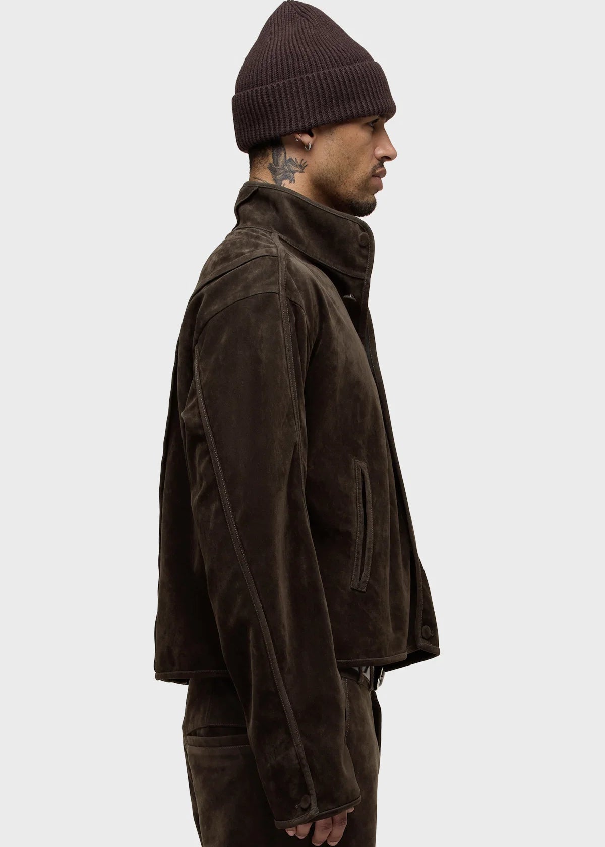 Faux Suede Jacket