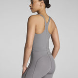 High Neck Cropped Tank With Flexform Cups