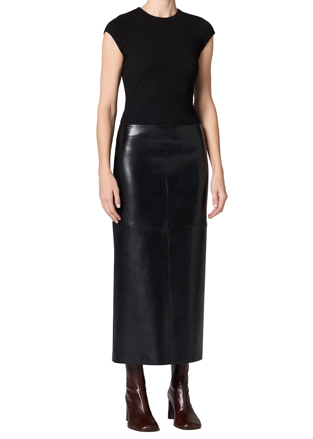 Recycled Leather Hikson Skirt
