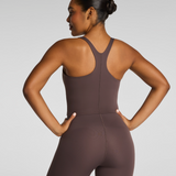 High Neck Cropped Tank With Flexform Cups