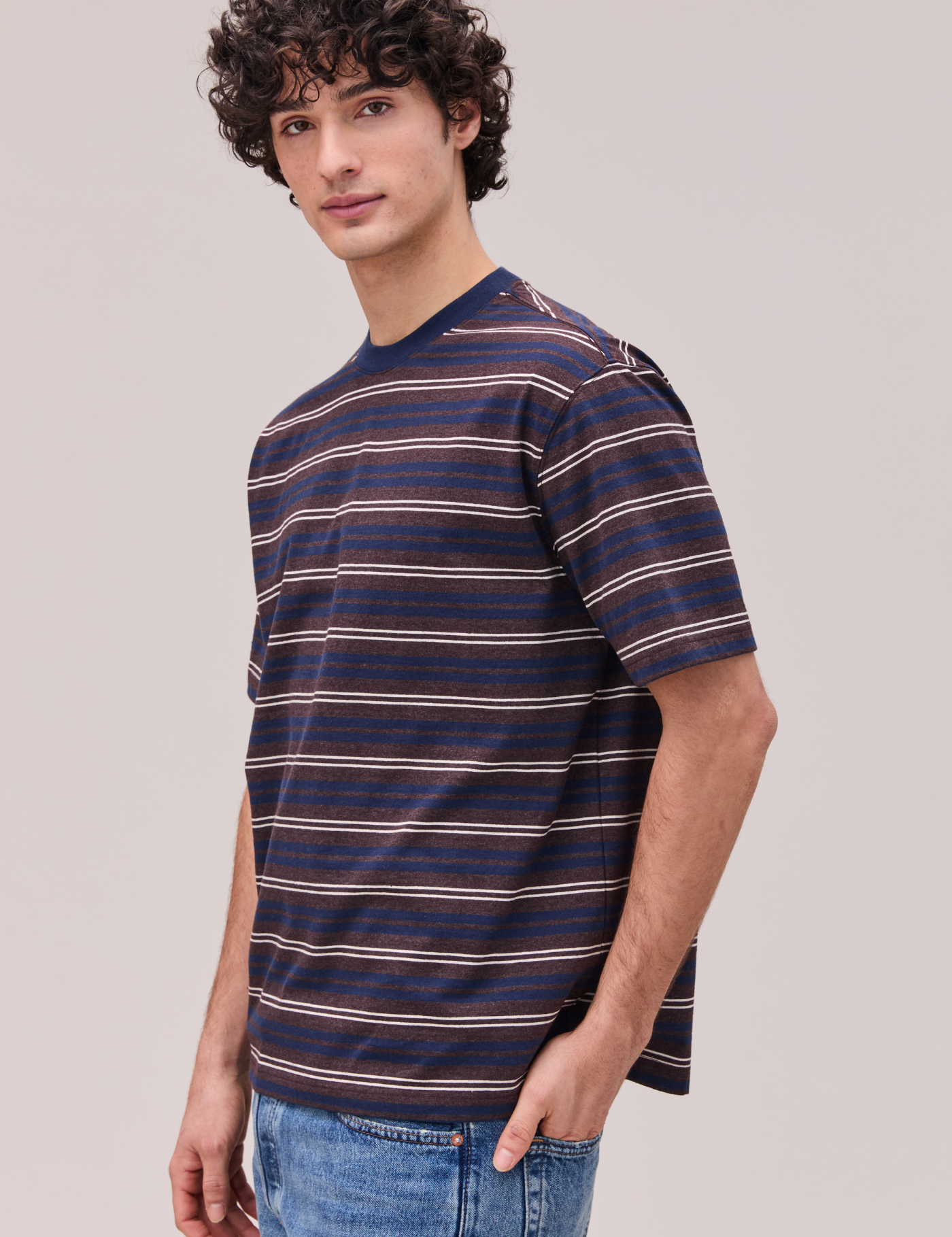 Recycled Stripe Tee