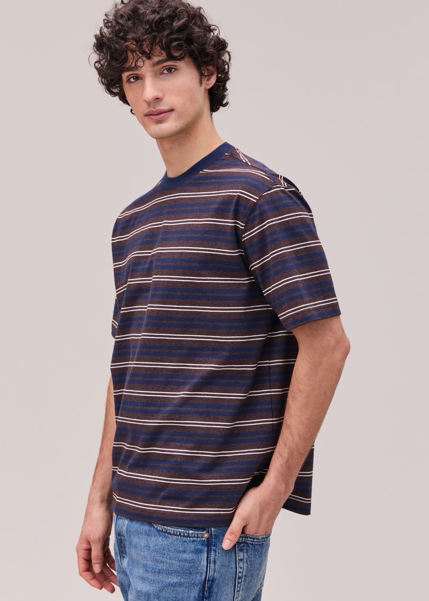 Recycled Stripe Tee