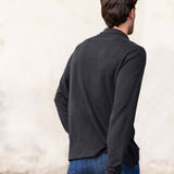 Long Sleeve Knit Polo