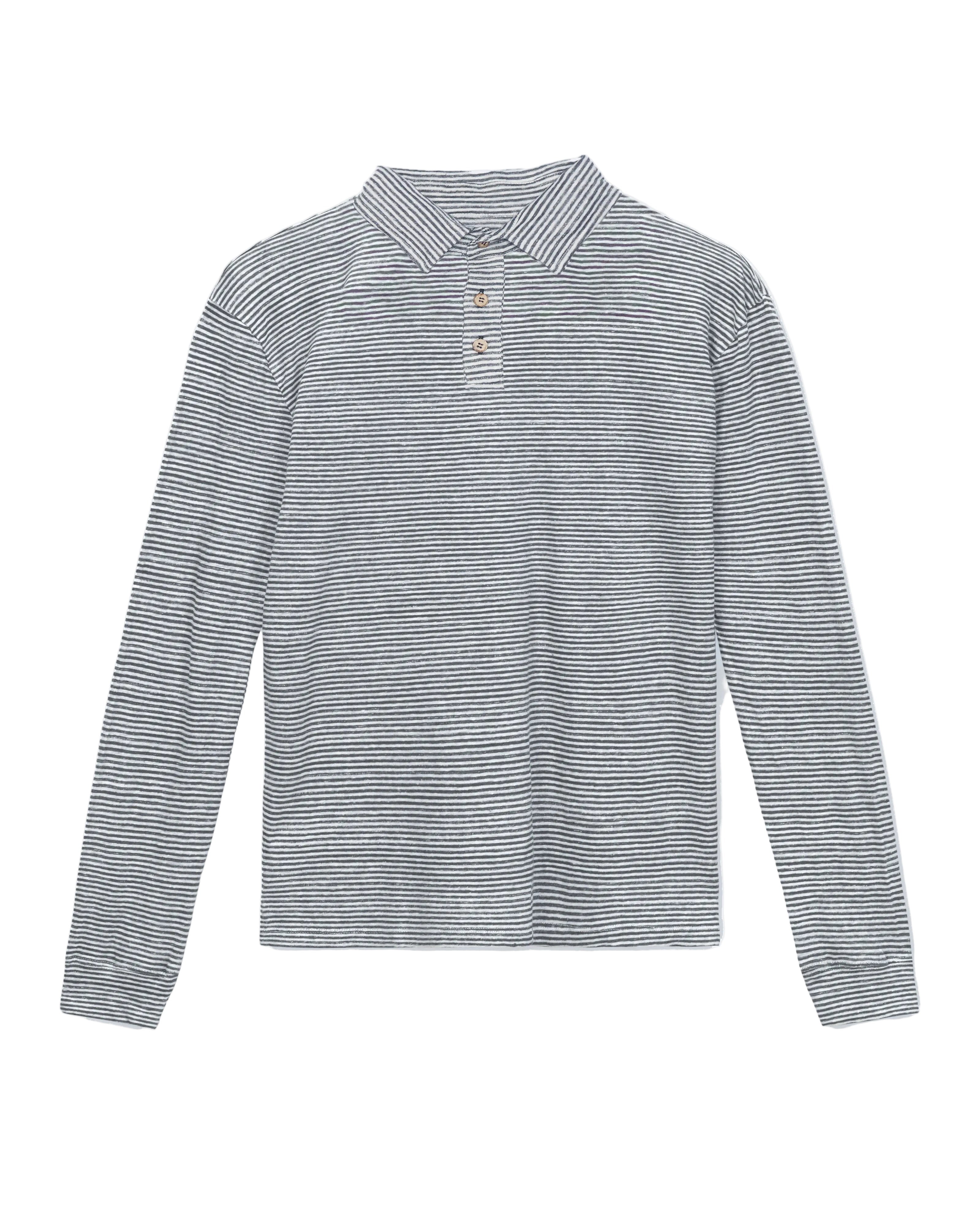 Long Sleeve Knit Polo