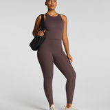 High Neck Cropped Tank With Flexform Cups