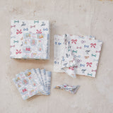 Paper Napkins w/ Bows Pattern
