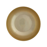 Metal Footed Bowl with Matte Gold Finish