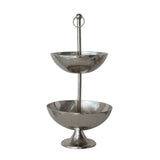 Cast Aluminum 2-Tier Bowl