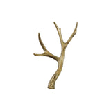 Cast Iron Antler, Distressed Gold Finish